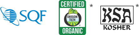 Safe Quality Food, Oregon Tilth Organic, Kosher Supervision of America